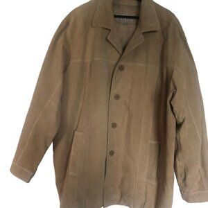 Wilsons Leather Tan Suede Jacket men's Size XL